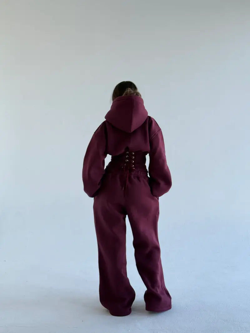 SNATCH Tracksuit - Burgundy